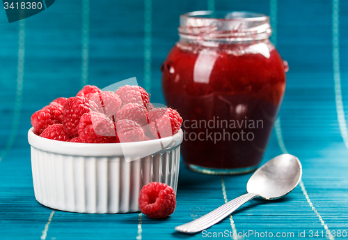 Image of Ripe raspberries