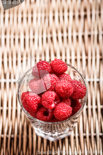 Image of Fresh raspberries