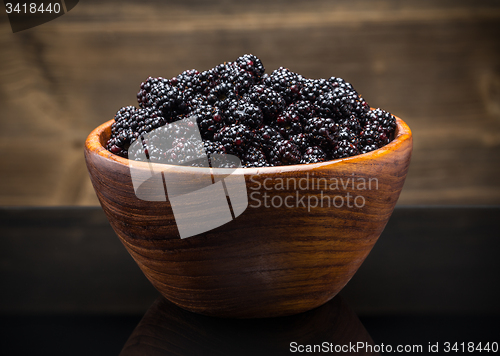 Image of Fresh blackberries