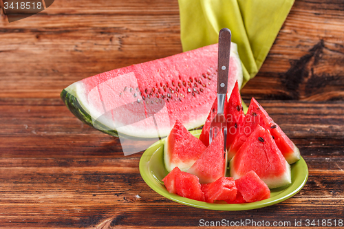 Image of Slices of watermelon