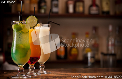 Image of Three cocktails