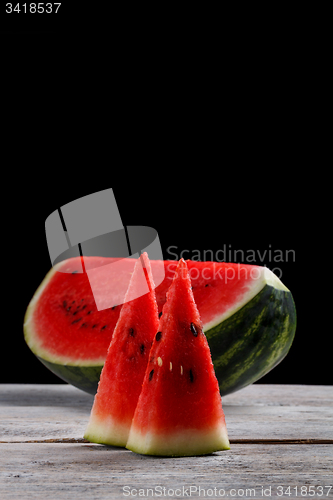 Image of Sliced ripe watermelon