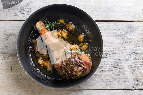 Image of Roasted turkey drumstick
