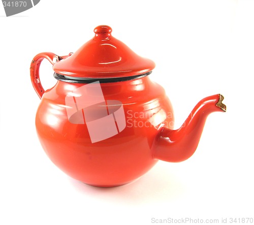 Image of red teapot