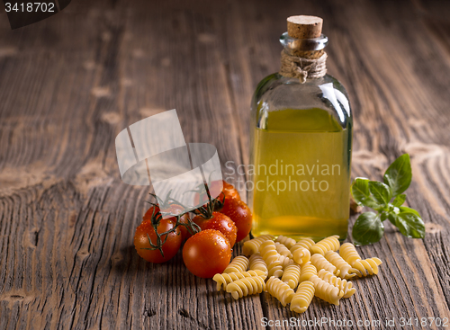 Image of Italian uncooked fusilli