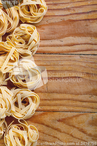 Image of Dry pasta tagliatelle 