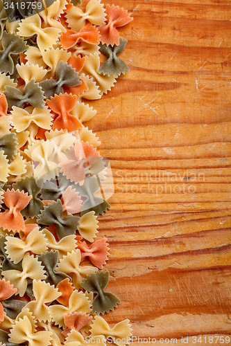 Image of Uncooked italian pasta