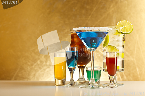 Image of Cocktails with alcohol