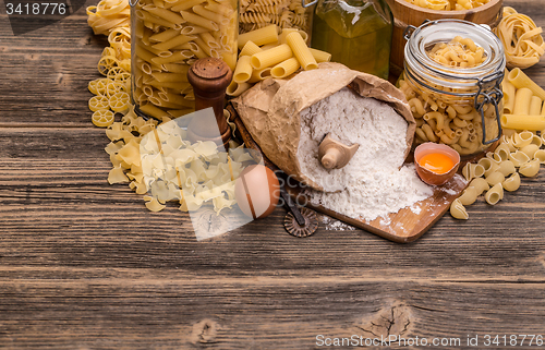 Image of Raw pasta 