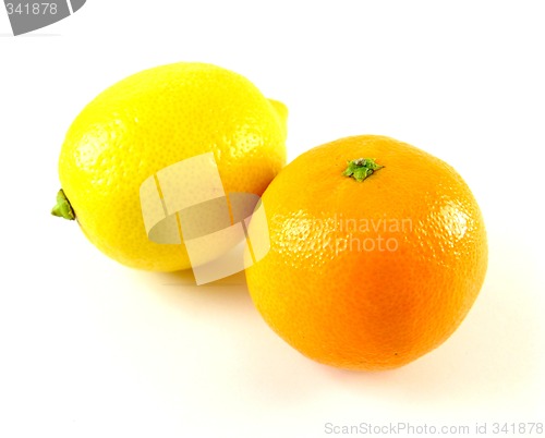 Image of lemon and mandarin