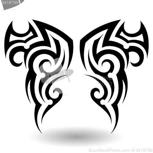Image of Hand Drawn Tribal Tattoo
