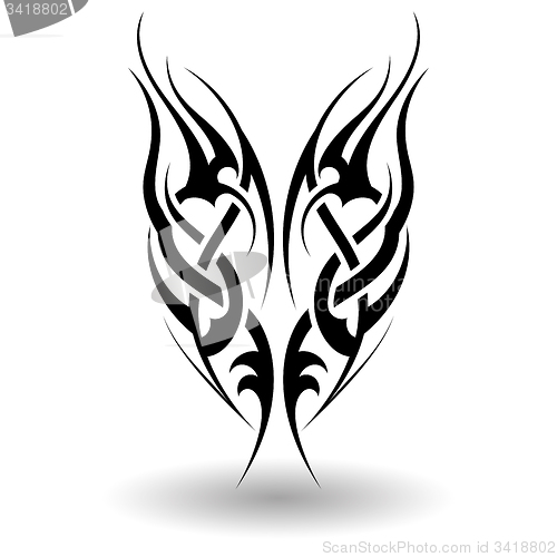 Image of Hand Drawn Tribal Tattoo