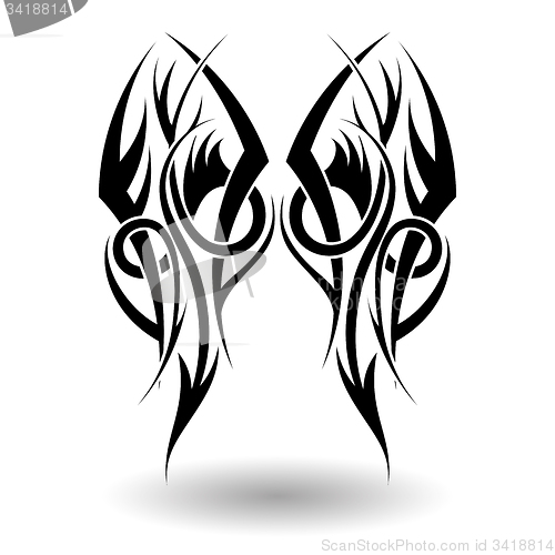 Image of Hand Drawn Tribal Tattoo