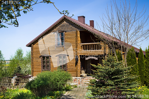 Image of wooden house