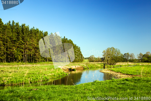 Image of a small river  