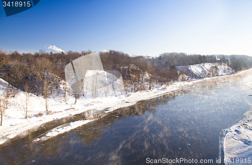 Image of Neman River in winter