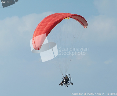 Image of Paramotor flying