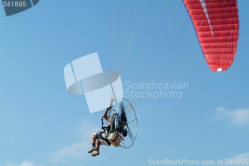 Image of Paramotor flying