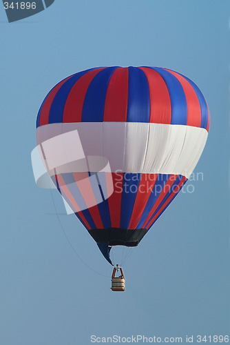 Image of Hot-air balloon flying