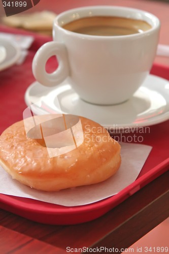 Image of Coffee and donut