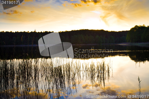Image of Sunset on the Lake