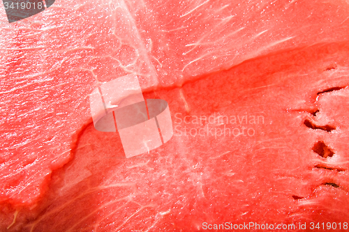 Image of the flesh of the watermelon