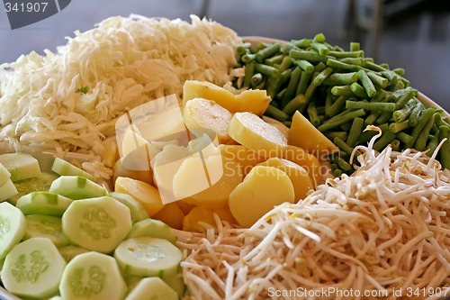 Image of Raw vegetables