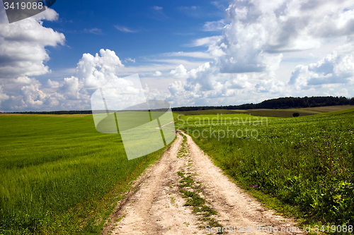 Image of the rural road  