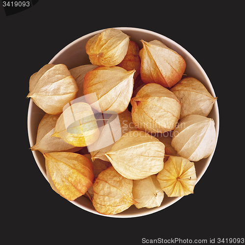 Image of Physalis in the bowl