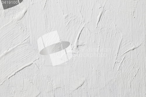 Image of Grungy White Concrete Wall Background