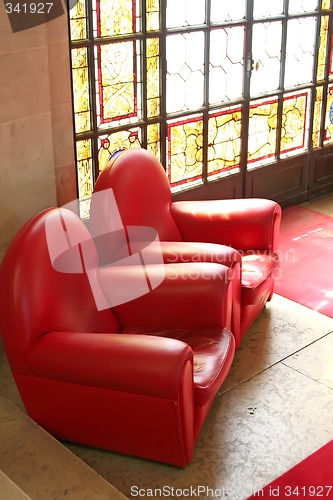 Image of Sofas stained glass