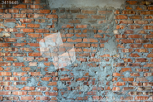 Image of Photo texture of a brick wal