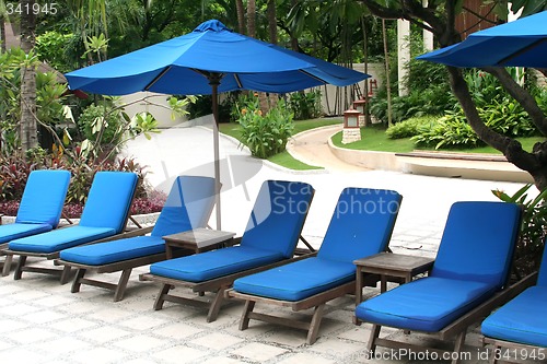 Image of asia asian chair chairs deck holiday hotel lounge pool poolside