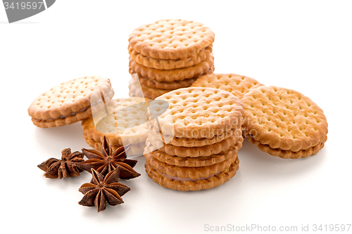 Image of Sandwich biscuits with vanilla filling