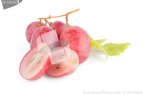 Image of Bunch of red grapes