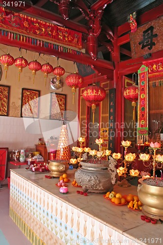 Image of Chinese altar