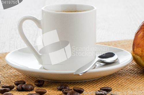 Image of Cup of black coffee 