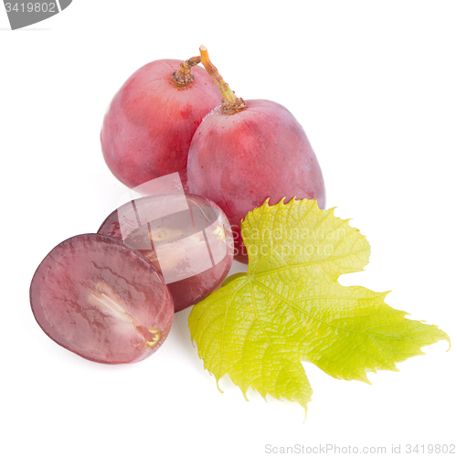 Image of Bunch of red grapes