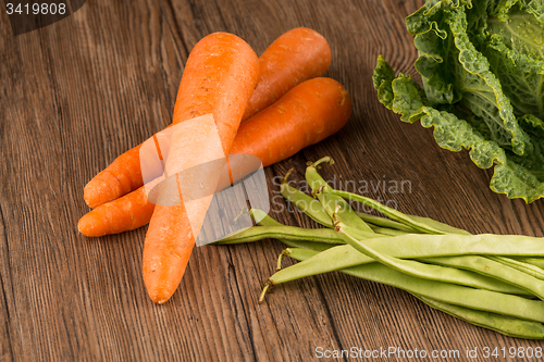 Image of Carrots and green beans