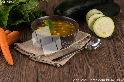 Image of Soup with vegetables