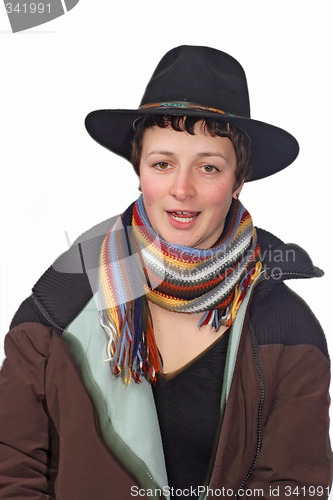 Image of Brunette young Woman