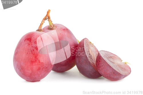 Image of Bunch of red grapes