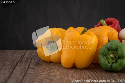 Image of Colored bell peppers