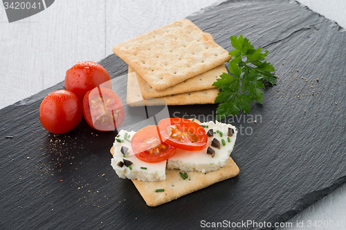 Image of Crispbread with fromage