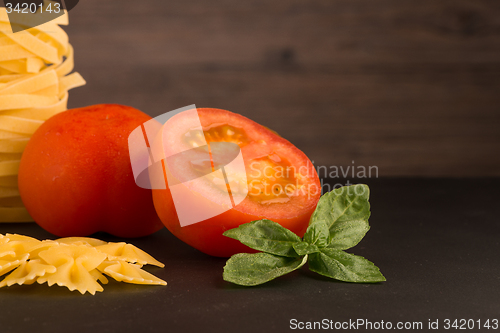 Image of Pasta ingredients