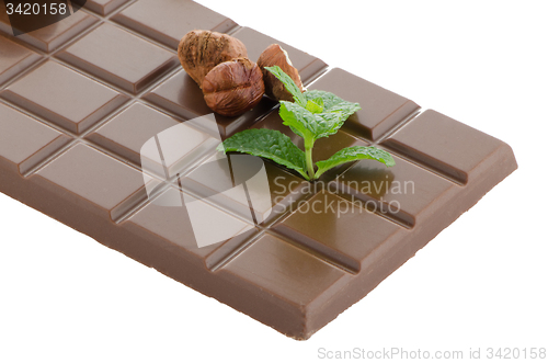 Image of Chocolate Bar with hazelnuts