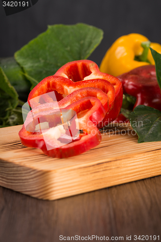 Image of Colored bell peppers