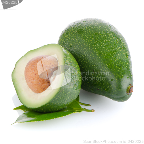 Image of Avocados on white 