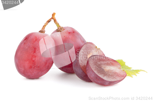 Image of Bunch of red grapes