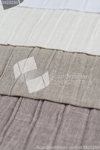 Image of Multi color fabric texture samples